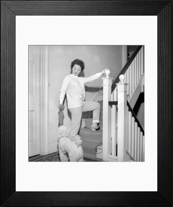 Framed Print : Lita Roza, English Singer, pictured 1957 Framed Print : Lita Roza, English Singer, pictured 1957