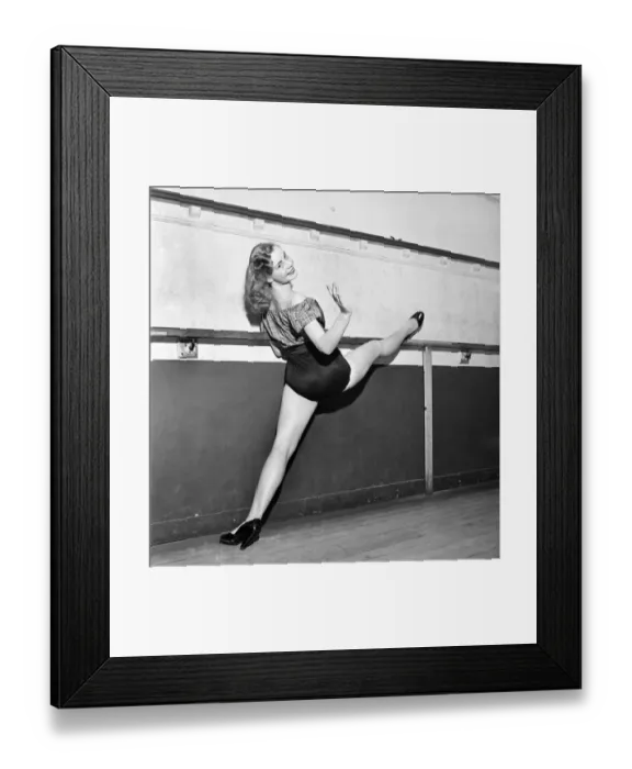 Framed Print : Milk Woman cum Ballerina. Barbara Ferris who by day delivers the milk and the eggs Framed Print : Milk Woman cum Ballerina. Barbara Ferris who by day delivers the milk and the eggs