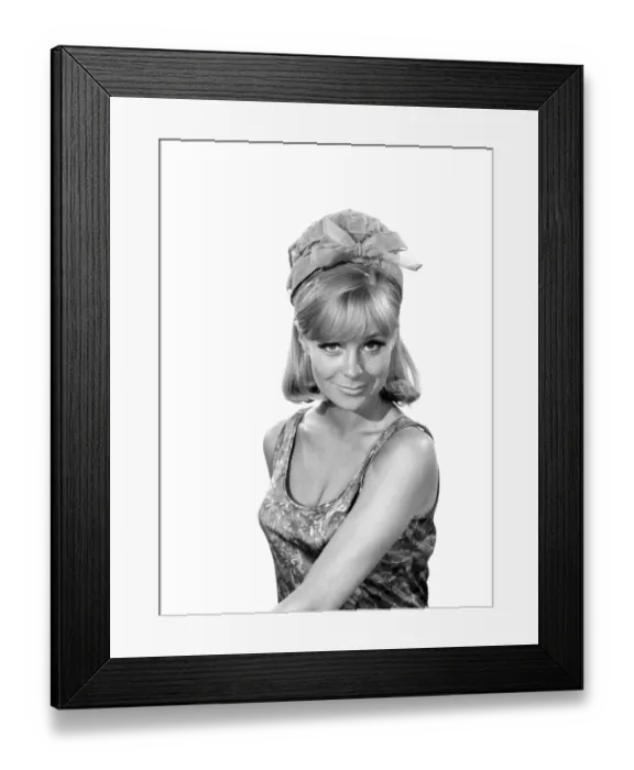 Framed Print : Clothing: Fashion: Hats: Woman wearing umbrella hat. Model: Marilyn Rickard Framed Print : Clothing: Fashion: Hats: Woman wearing umbrella hat. Model: Marilyn Rickard