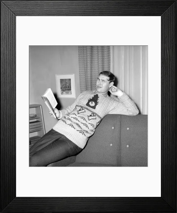 Framed Print : Actor Bill Maynard seen here in the BBC West London Studios, 1964 Framed Print : Actor Bill Maynard seen here in the BBC West London Studios, 1964