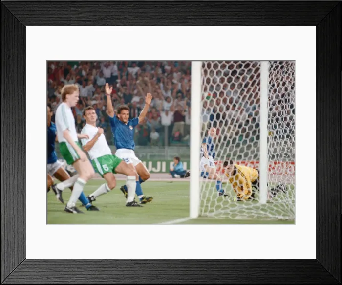 Framed Print : 1990 World Cup Quarter Final at the Stadio Olimpico in Rome, Italy Framed Print : 1990 World Cup Quarter Final at the Stadio Olimpico in Rome, Italy