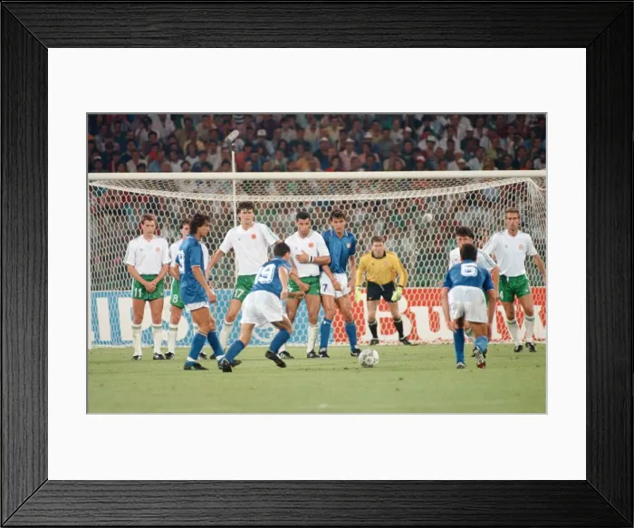 Framed Print : 1990 World Cup Quarter Final at the Stadio Olimpico in Rome, Italy Framed Print : 1990 World Cup Quarter Final at the Stadio Olimpico in Rome, Italy