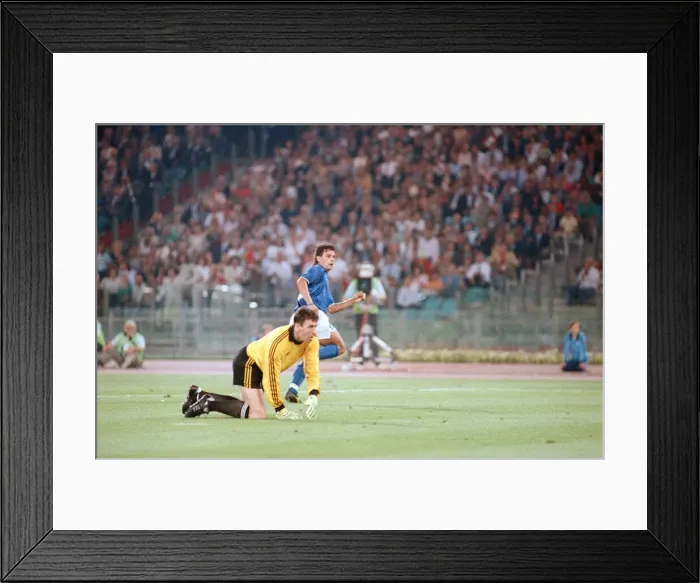 Framed Print : 1990 World Cup Quarter Final at the Stadio Olimpico in Rome, Italy Framed Print : 1990 World Cup Quarter Final at the Stadio Olimpico in Rome, Italy