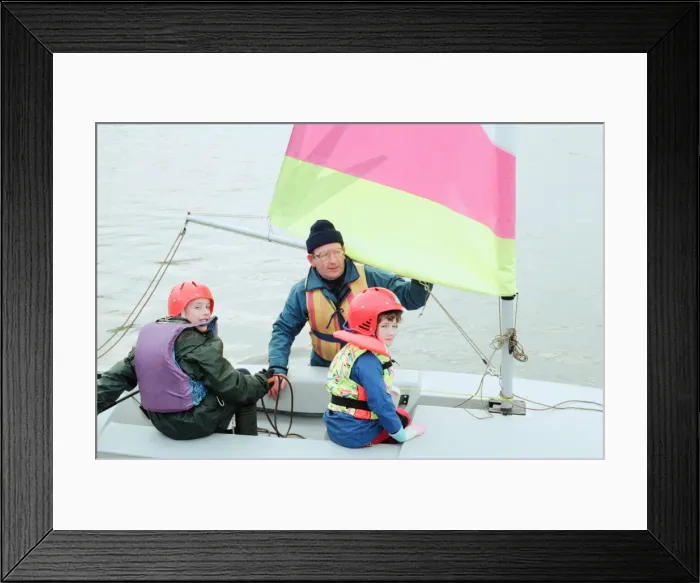 Framed Print : Coatham Boating Lake, Redcar, North Yorkshire, England, 7th April 1992 Framed Print : Coatham Boating Lake, Redcar, North Yorkshire, England, 7th April 1992