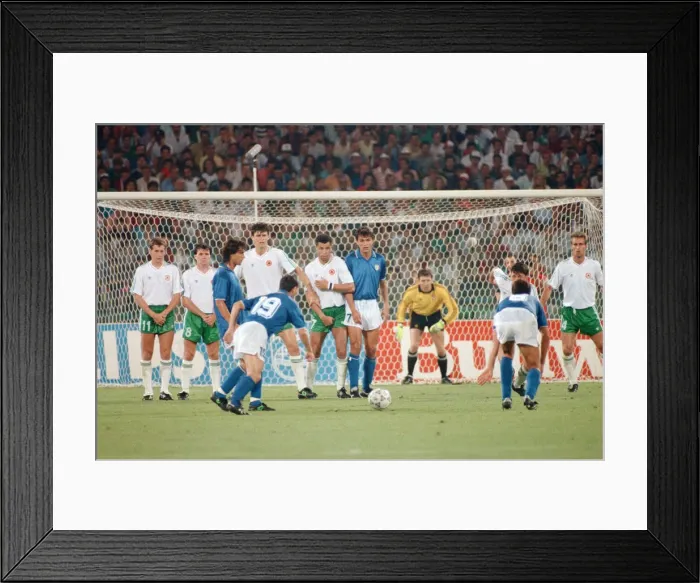Framed Print : 1990 World Cup Quarter Final at the Stadio Olimpico in Rome, Italy Framed Print : 1990 World Cup Quarter Final at the Stadio Olimpico in Rome, Italy