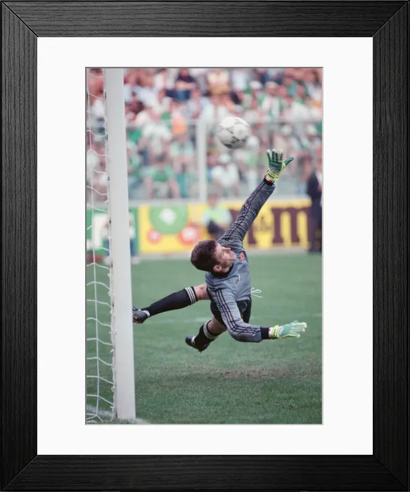 Framed Print : 1990 World Cup Second Round match at the Stadio Luidi Ferraris in Genoa, Italy Framed Print : 1990 World Cup Second Round match at the Stadio Luidi Ferraris in Genoa, Italy