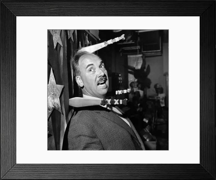 Framed Print : Bernard Wilkie, Senior Designer at the Special Effects Department at BBC television Framed Print : Bernard Wilkie, Senior Designer at the Special Effects Department at BBC television