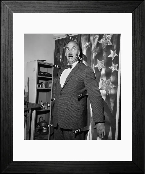 Framed Print : Bernard Wilkie, Senior Designer at the Special Effects Department at BBC television Framed Print : Bernard Wilkie, Senior Designer at the Special Effects Department at BBC television
