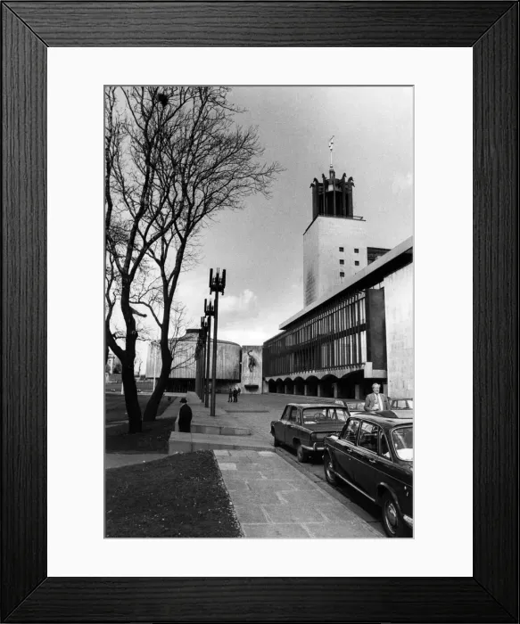 Framed Print : Newcastle Civic Centre, a local government building located in the Haymarket area of Framed Print : Newcastle Civic Centre, a local government building located in the Haymarket area of