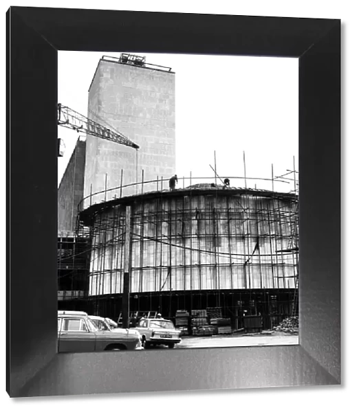 Under construction, Newcastle Civic Centre, a local government building located in