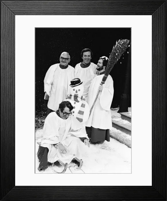 Framed Print : BBC Photo-call to announce this years Christmas line-up and television schedule Framed Print : BBC Photo-call to announce this years Christmas line-up and television schedule