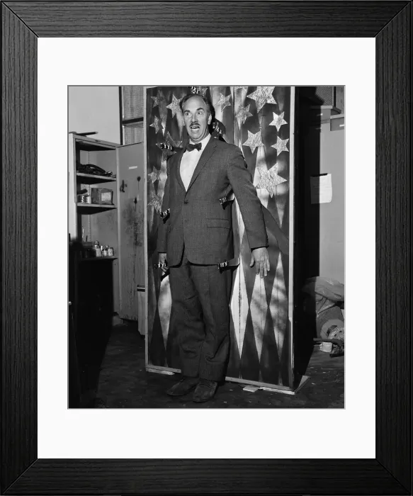 Framed Print : Bernard Wilkie, Senior Designer at the Special Effects Department at BBC television Framed Print : Bernard Wilkie, Senior Designer at the Special Effects Department at BBC television