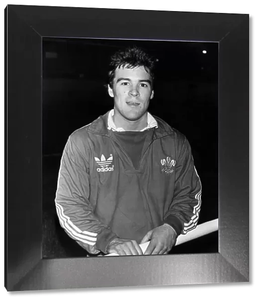 Rugby player Richard Wintle, London Welsh, 7th November 1988