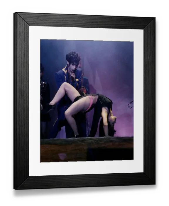 Framed Print : Prince Pop Star performing on stage. July 1993 Framed Print : Prince Pop Star performing on stage. July 1993