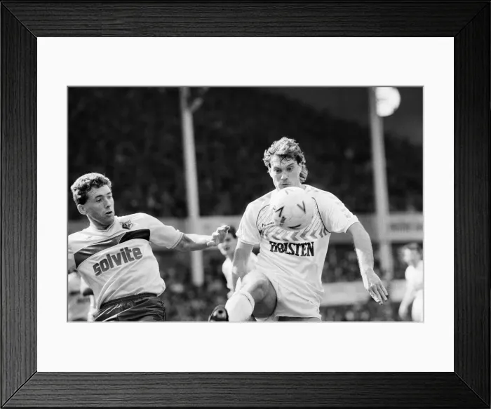 Framed Print : Tottenham 4-1 Watford, FA Cup semi final match at Villa Park, Saturday 11th April 1987