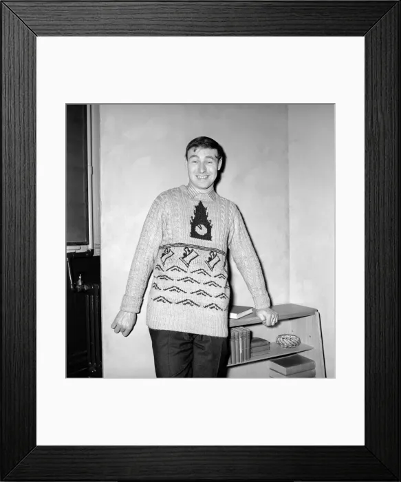 Framed Print : Actor Bill Maynard seen here in the BBC West London Studios, 1964 Framed Print : Actor Bill Maynard seen here in the BBC West London Studios, 1964