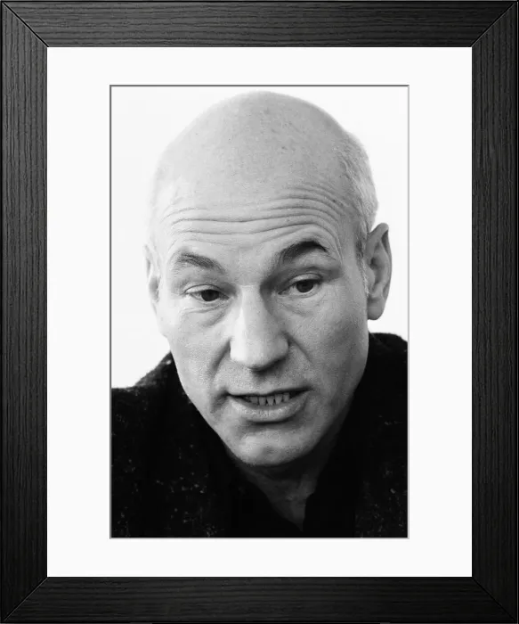 Framed Print : Patrick Stewart, actor, who is playing the role of Captain Jean Luc Picard in Star Trek Framed Print : Patrick Stewart, actor, who is playing the role of Captain Jean Luc Picard in Star Trek