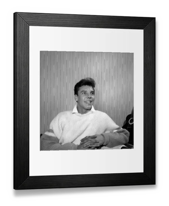 Framed Print : Marty Wilde, Singer, November 1958