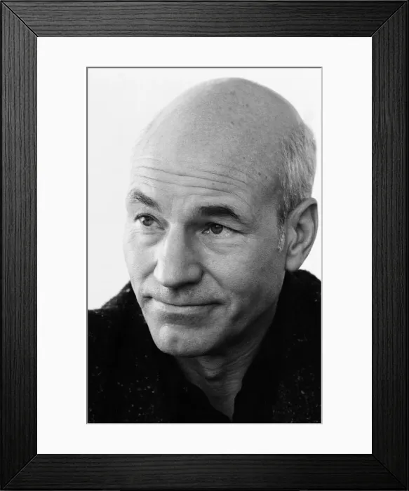 Framed Print : Patrick Stewart, actor, who is playing the role of Captain Jean Luc Picard in Star Trek Framed Print : Patrick Stewart, actor, who is playing the role of Captain Jean Luc Picard in Star Trek