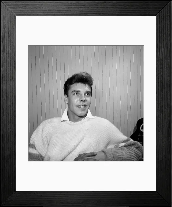 Framed Print : Marty Wilde, Singer, November 1958 Framed Print : Marty Wilde, Singer, November 1958