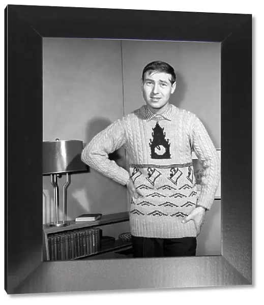 Actor Bill Maynard seen here in the BBC West London Studios, 1964