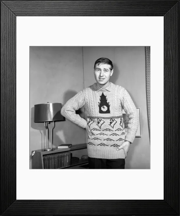 Framed Print : Actor Bill Maynard seen here in the BBC West London Studios, 1964 Framed Print : Actor Bill Maynard seen here in the BBC West London Studios, 1964