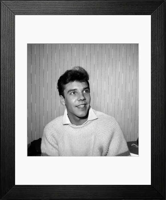 Framed Print : Marty Wilde, Singer, November 1958 Framed Print : Marty Wilde, Singer, November 1958