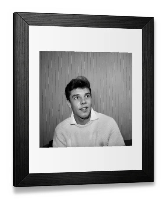 Framed Print : Marty Wilde, Singer, November 1958