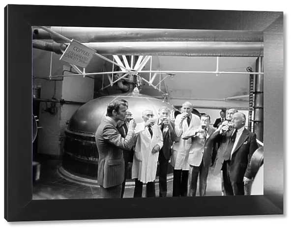 Last brew at Courage, Barclay, Simonds & Co Ltd Brewery, Reading, June 1980