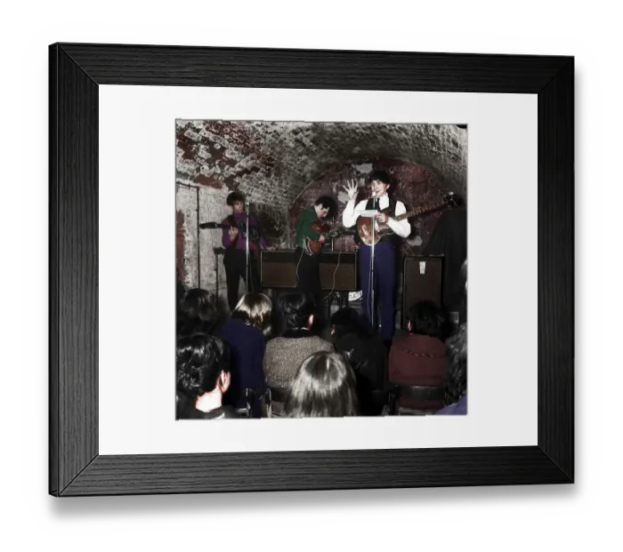 Framed Print : The Kinsleys in action at the Cavern Club, in Matthew Street, Liverpool Framed Print : The Kinsleys in action at the Cavern Club, in Matthew Street, Liverpool