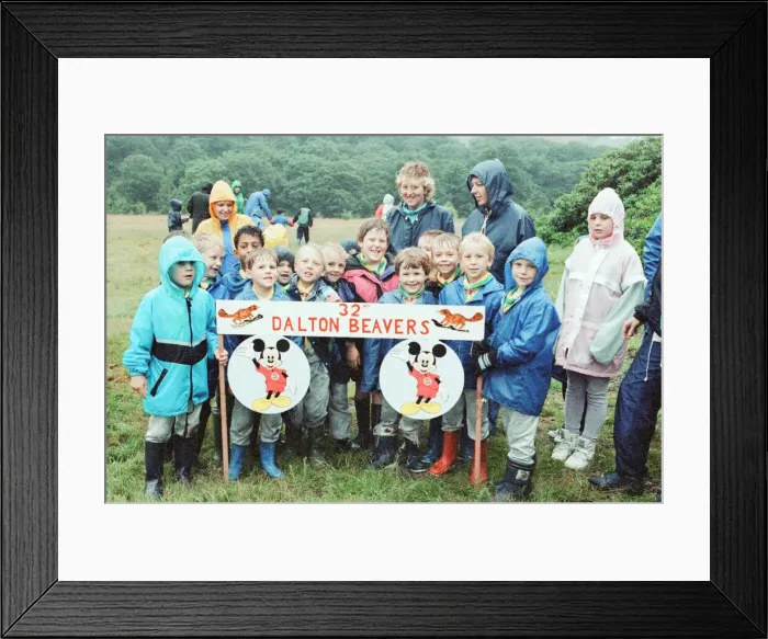 Framed Print : South East Beavers Fun Day, Whitley Beaumont Campsite, West Yorkshire, 4th July 1992 Framed Print : South East Beavers Fun Day, Whitley Beaumont Campsite, West Yorkshire, 4th July 1992
