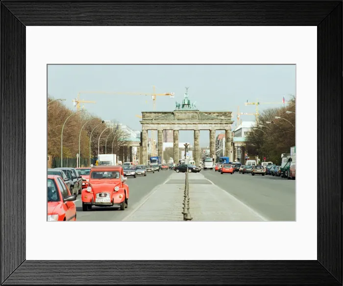 Framed Print : Brandenburg Gate, Berlin, Germany, 7th April 1995 Framed Print : Brandenburg Gate, Berlin, Germany, 7th April 1995