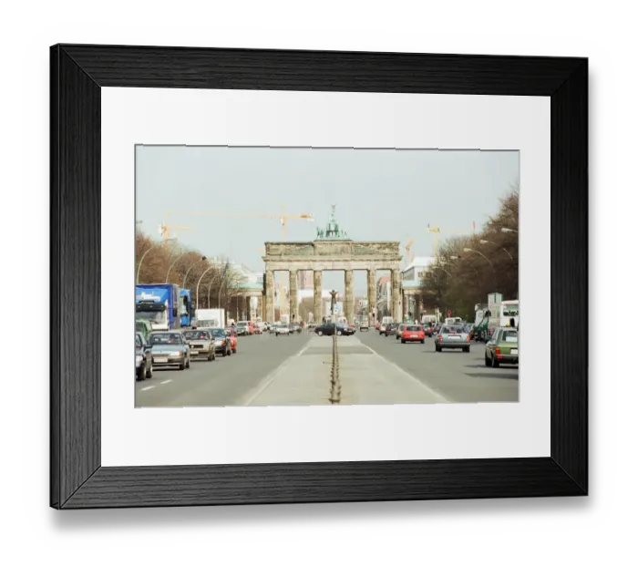 Framed Print : Brandenburg Gate, Berlin, Germany, 7th April 1995 Framed Print : Brandenburg Gate, Berlin, Germany, 7th April 1995