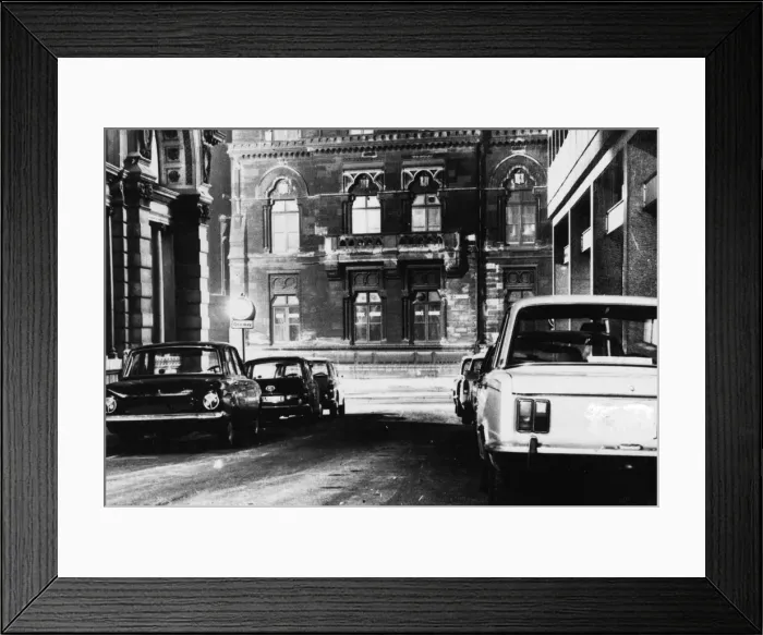 Framed Print : Pudding Chare. November 1971