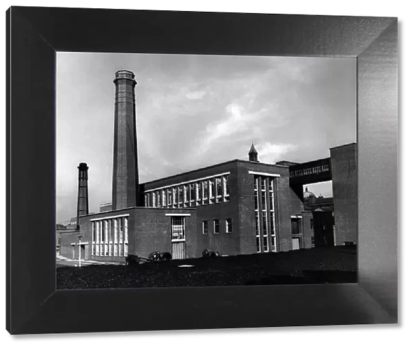 University of Birmingham, West Midlands, new boiler house, 2nd October 1953