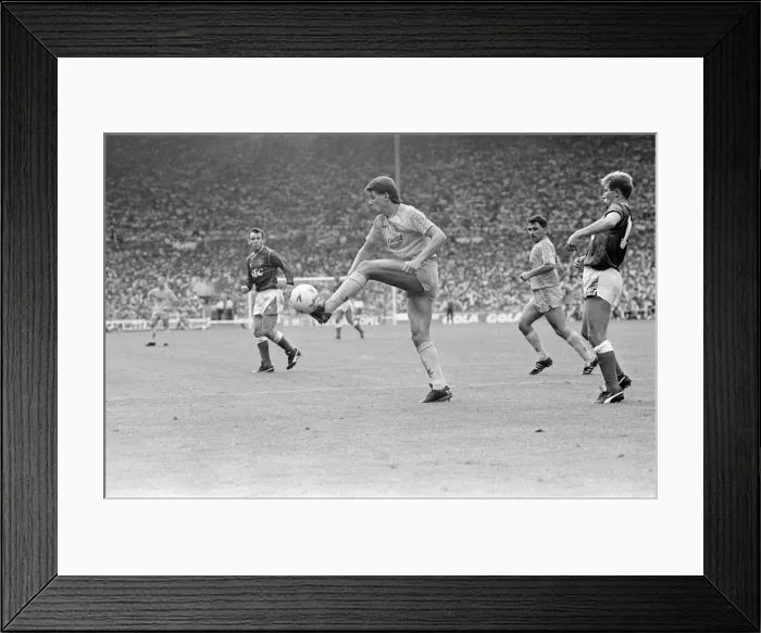 Framed Print : Everton 1-0 Coventry, Charity Shield football match at Wembley Stadium, London