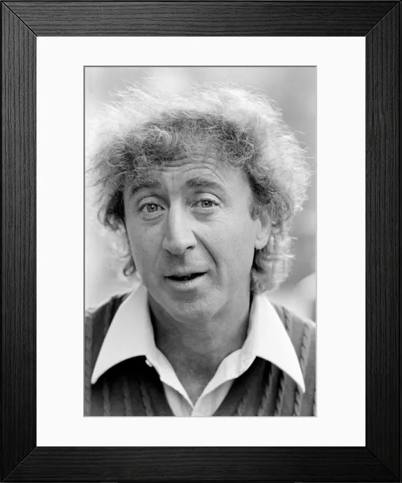 Framed Print : American film star Gene Wilder in London. 28th September 1984 Framed Print : American film star Gene Wilder in London. 28th September 1984