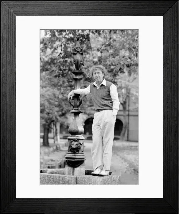 Framed Print : American film star Gene Wilder in London. 28th September 1984 Framed Print : American film star Gene Wilder in London. 28th September 1984