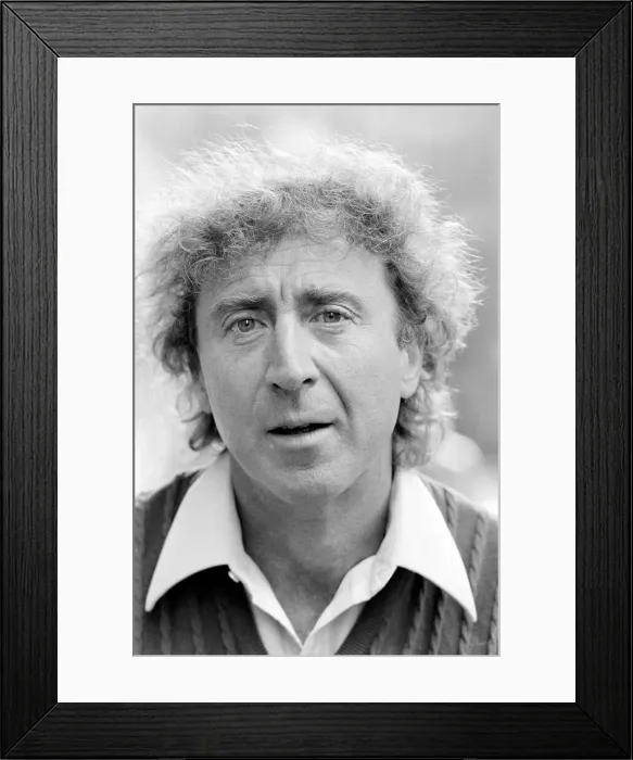 Framed Print : American film star Gene Wilder in London. 28th September 1984 Framed Print : American film star Gene Wilder in London. 28th September 1984