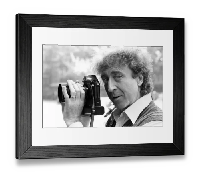 Framed Print : American film star Gene Wilder in London. 28th September 1984 Framed Print : American film star Gene Wilder in London. 28th September 1984