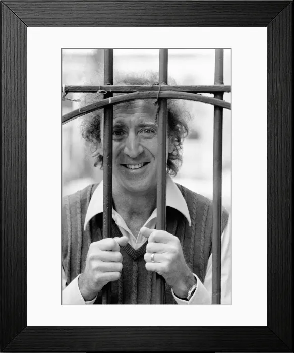 Framed Print : American film star Gene Wilder in London. 28th September 1984