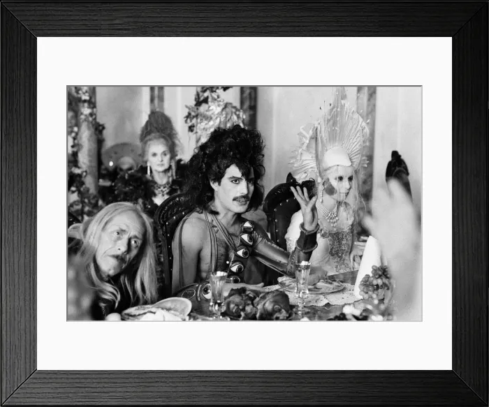 Framed Print : British Rock group Queen making a video for their latest single Framed Print : British Rock group Queen making a video for their latest single