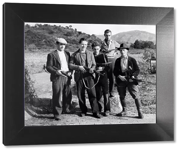 Members of the French Resistance in Corsica. November 1943