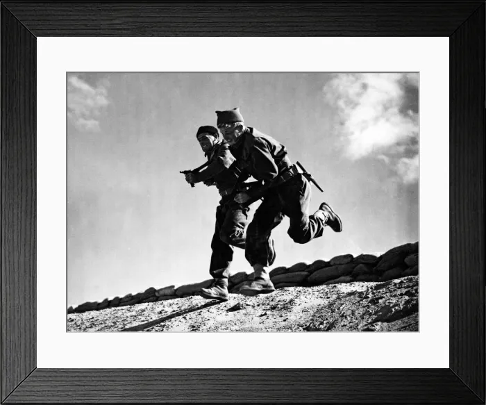 Framed Print : When the Army makes an assault landing in enemy occupied country Framed Print : When the Army makes an assault landing in enemy occupied country