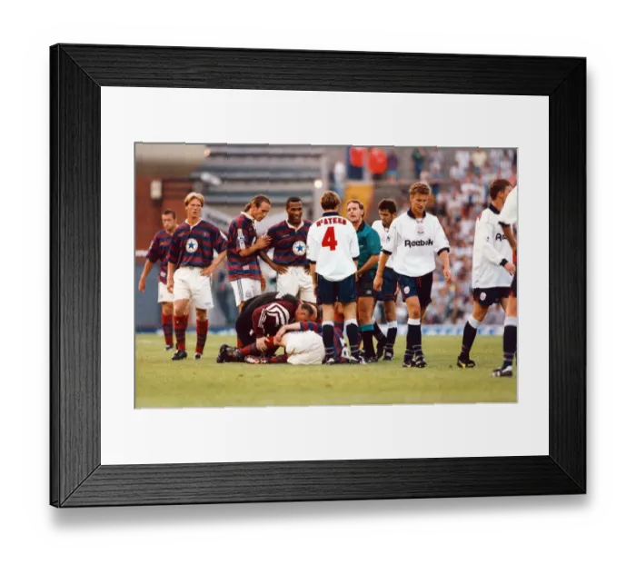 Framed Print : Bolton 1-3 Newcastle, premier league match at Burnden Park, Tuesday 22nd August 1995 Framed Print : Bolton 1-3 Newcastle, premier league match at Burnden Park, Tuesday 22nd August 1995