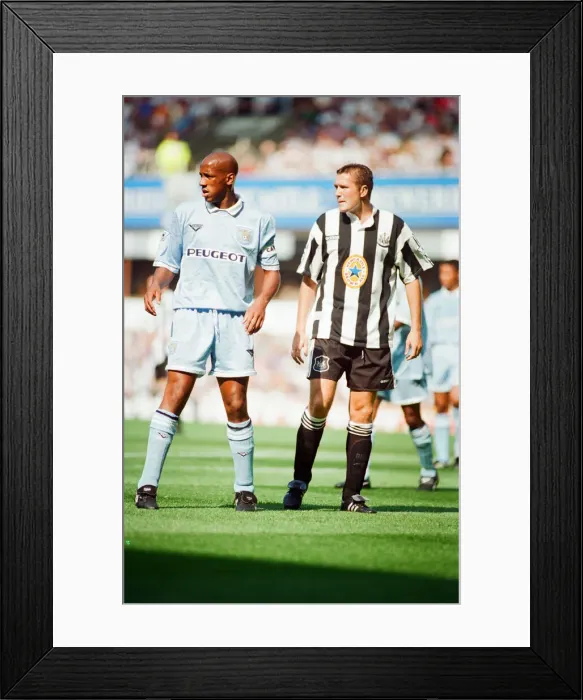 Framed Print : Newcastle 3-0 Coventry, premier league match at St James Park, Saturday 19th August 1995