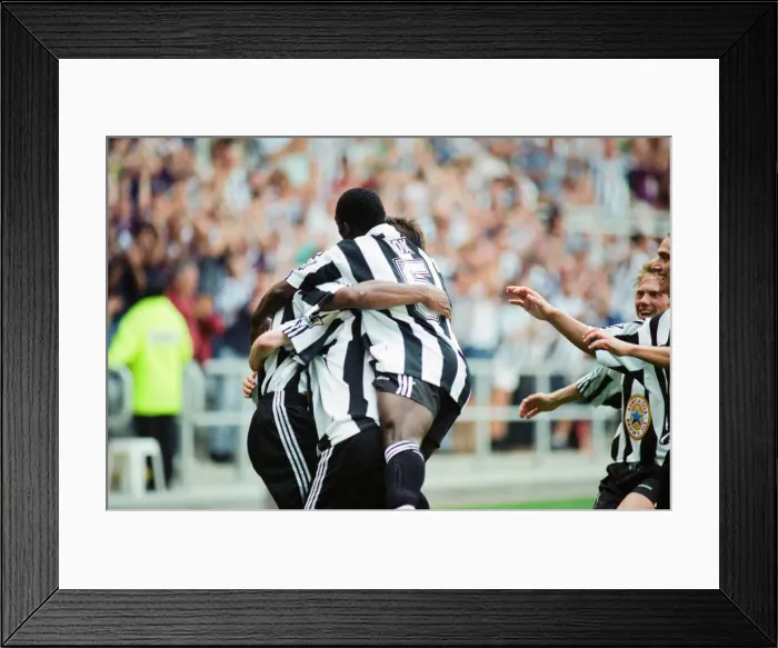 Framed Print : Newcastle 3-0 Coventry, premier league match at St James Park, Saturday 19th August 1995 Framed Print : Newcastle 3-0 Coventry, premier league match at St James Park, Saturday 19th August 1995