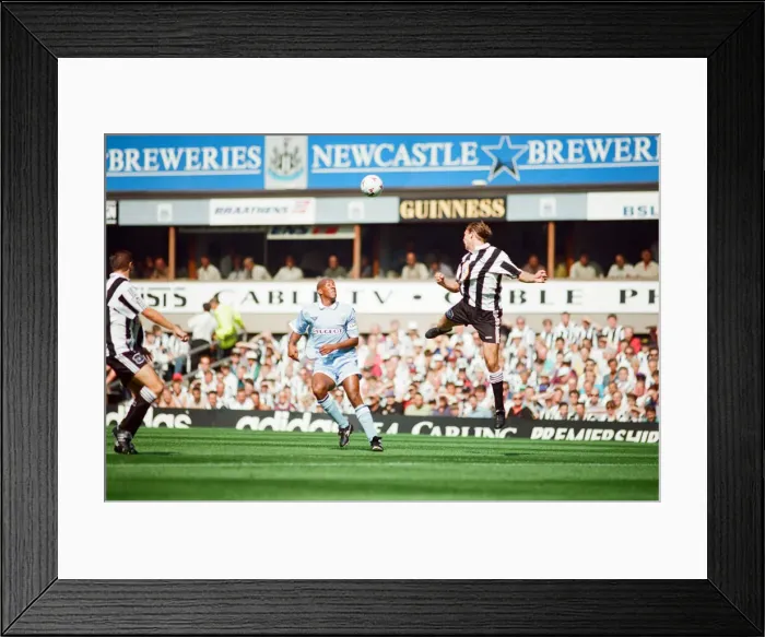 Framed Print : Newcastle 3-0 Coventry, premier league match at St James Park, Saturday 19th August 1995 Framed Print : Newcastle 3-0 Coventry, premier league match at St James Park, Saturday 19th August 1995