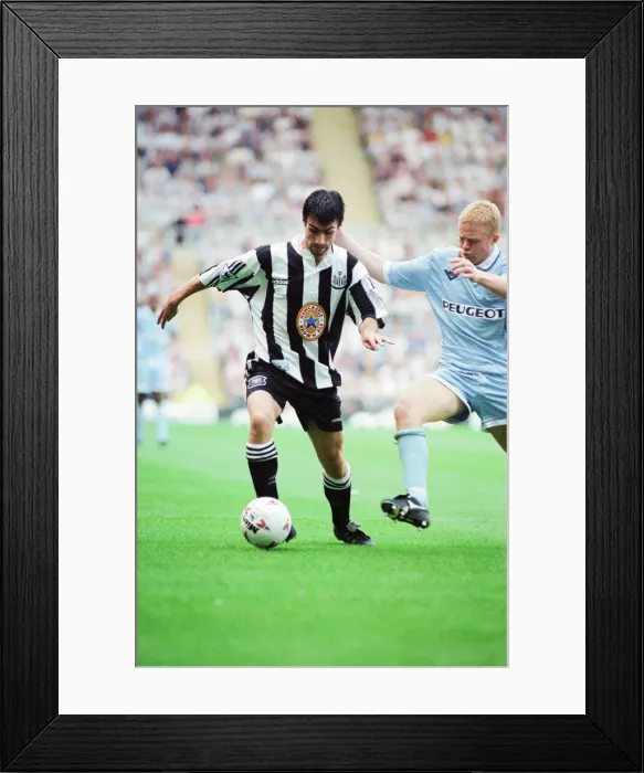 Framed Print : Newcastle 3-0 Coventry, premier league match at St James Park, Saturday 19th August 1995