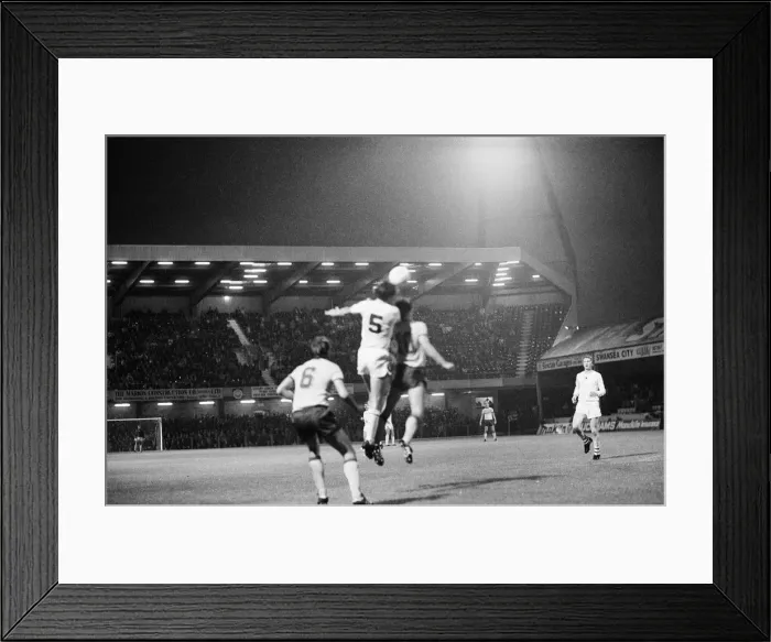 Framed Print : Swansea 0-1 Lokomotive Leipzig, European Cup Winners Cup match, 1st round